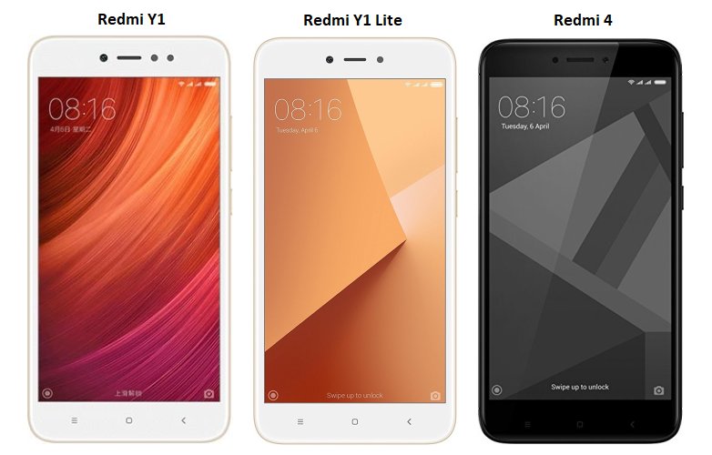 Redmi Y1 vs Redmi Y1 Lite vs Redmi 4: Price in India ...