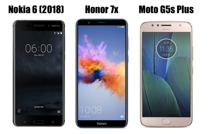 nokia 7 plus vs honor 7x