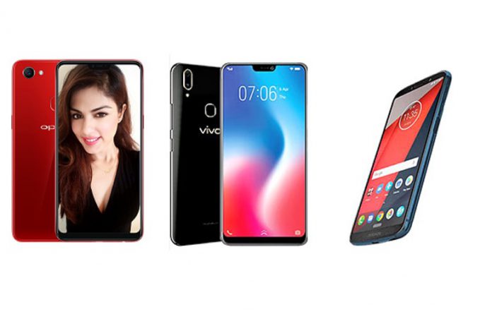 Oppo F7 vs Vivo V9 vs Moto Z3 Play