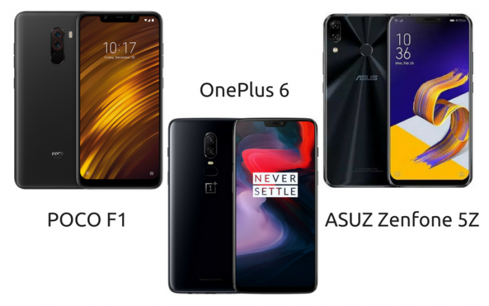 Image result for POCO-F1-vs-OnePlus-6-vs-ASUS-Zenfone-5Z.webp