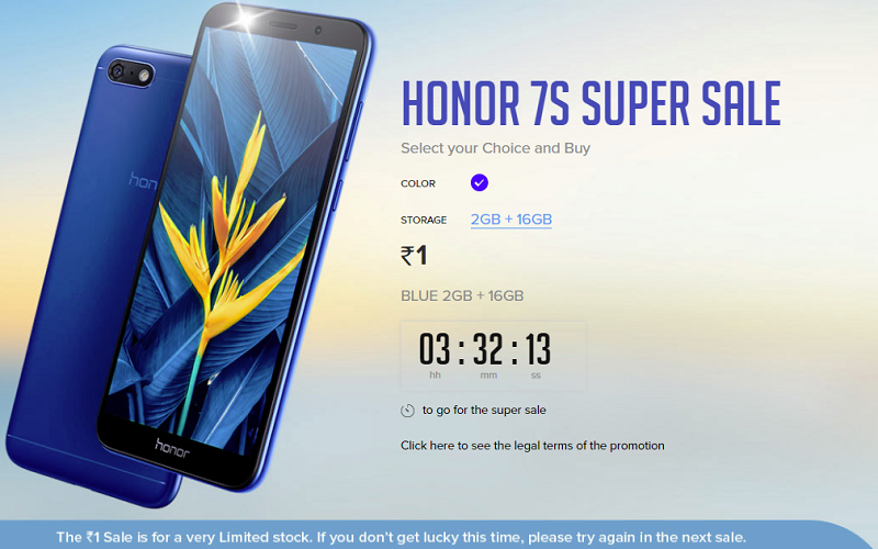 Honor 7S Smartphone HiHonor