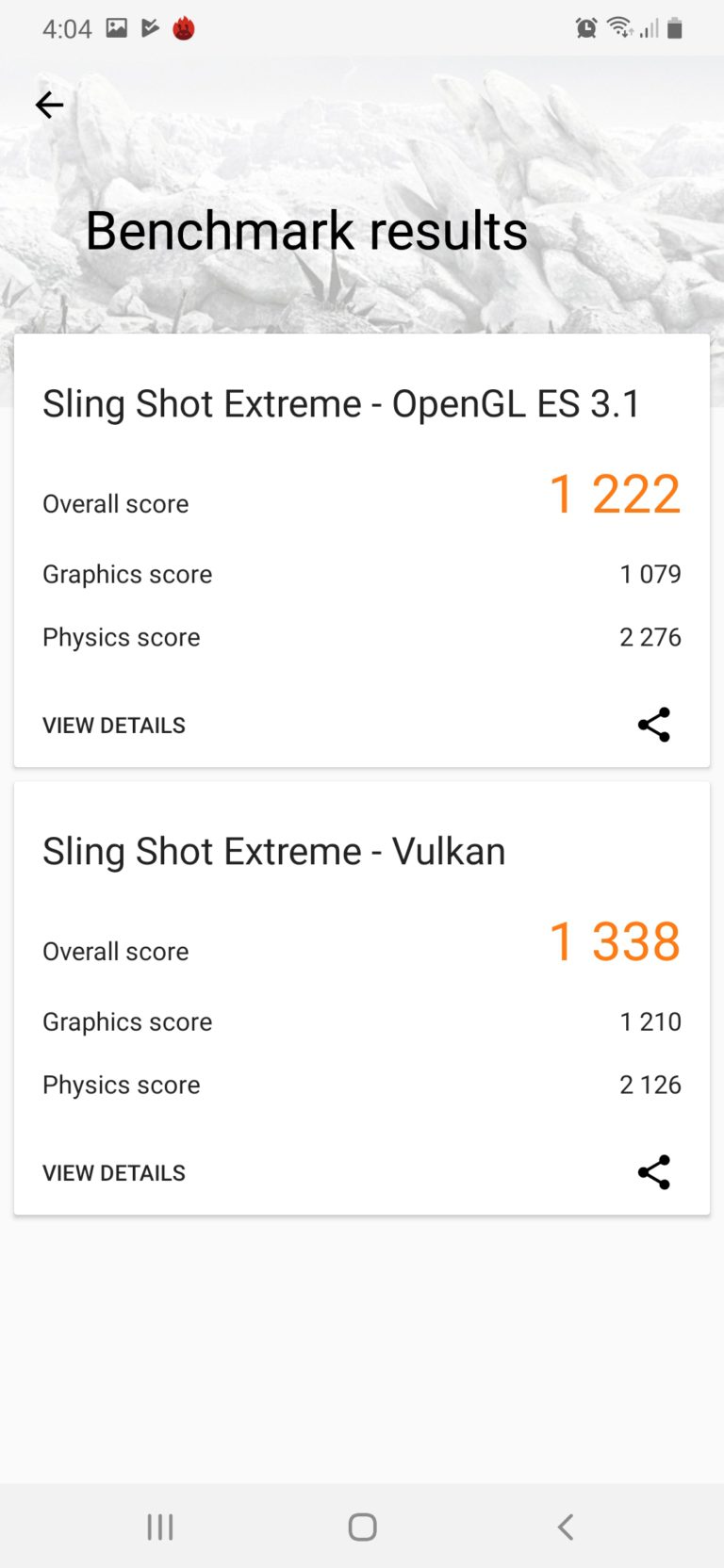 a50 benchmark