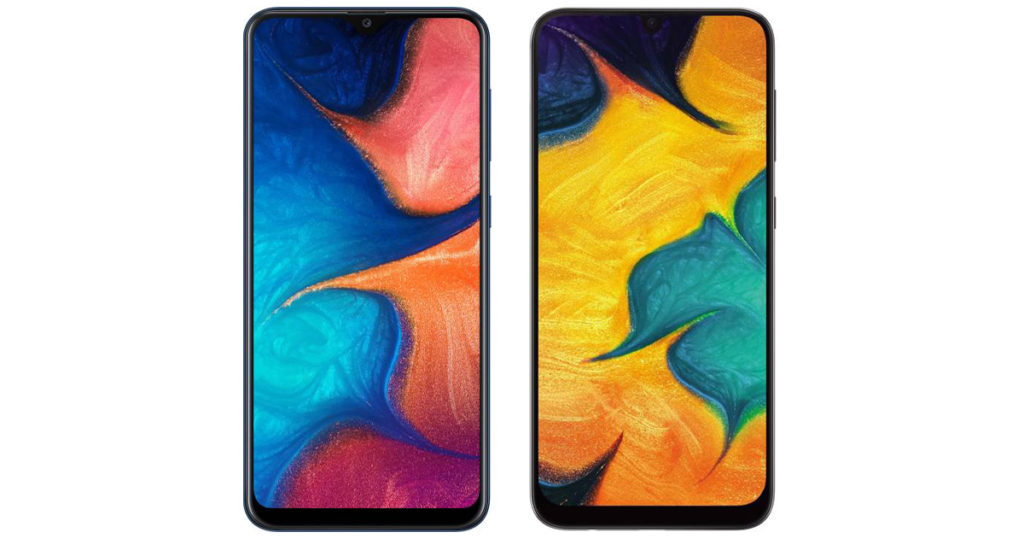 samsung a20 and a30