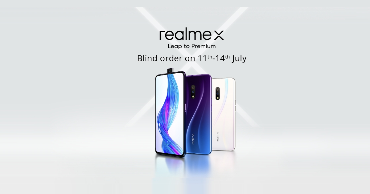 Realme X Blind Order Sale Begins July 11, Users to Get Rs ...