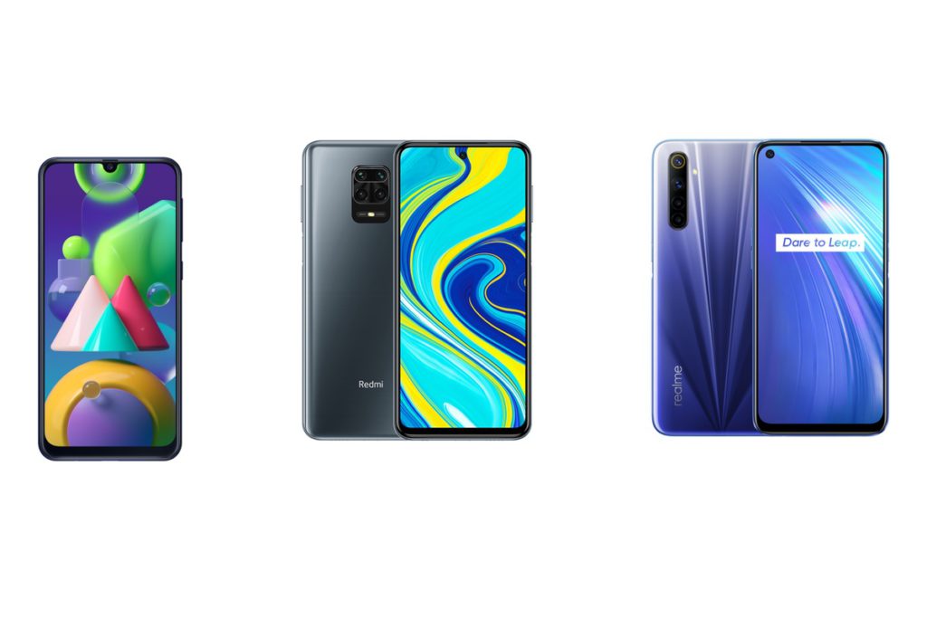 samsung galaxy m21 and redmi note 9 pro