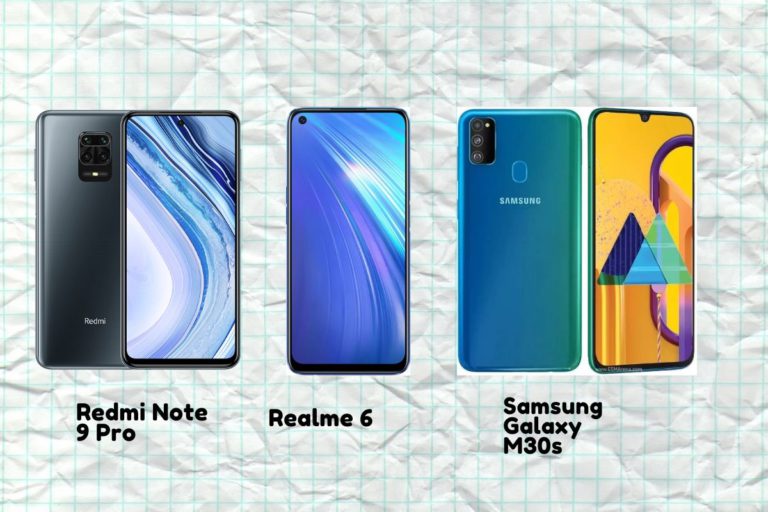 Redmi Note 9 Pro vs Realme 6 vs Samsung Galaxy M30s: Price in India