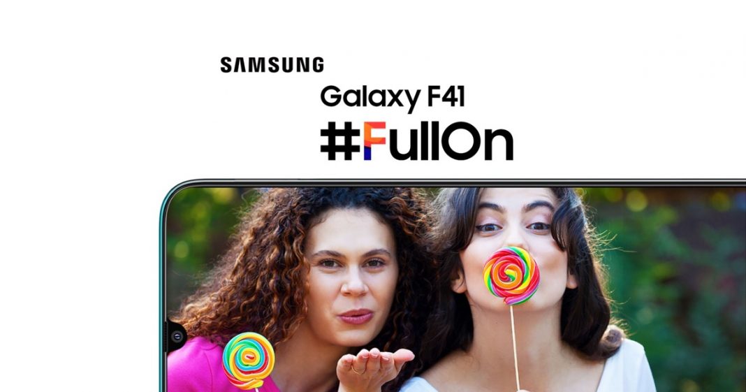 galaxy f41 on flipkart