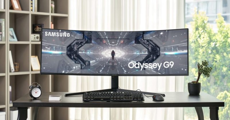 Samsung Odyssey G9 and Odyssey G7 Gaming Monitors with 240Hz Refresh