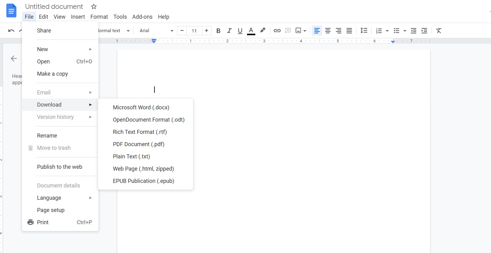 Google Doc PDF