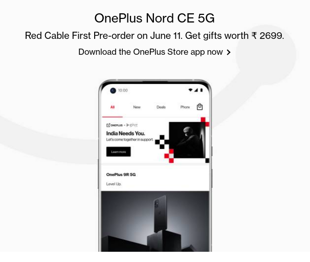 OnePlus Nord CE 5G Pre Order