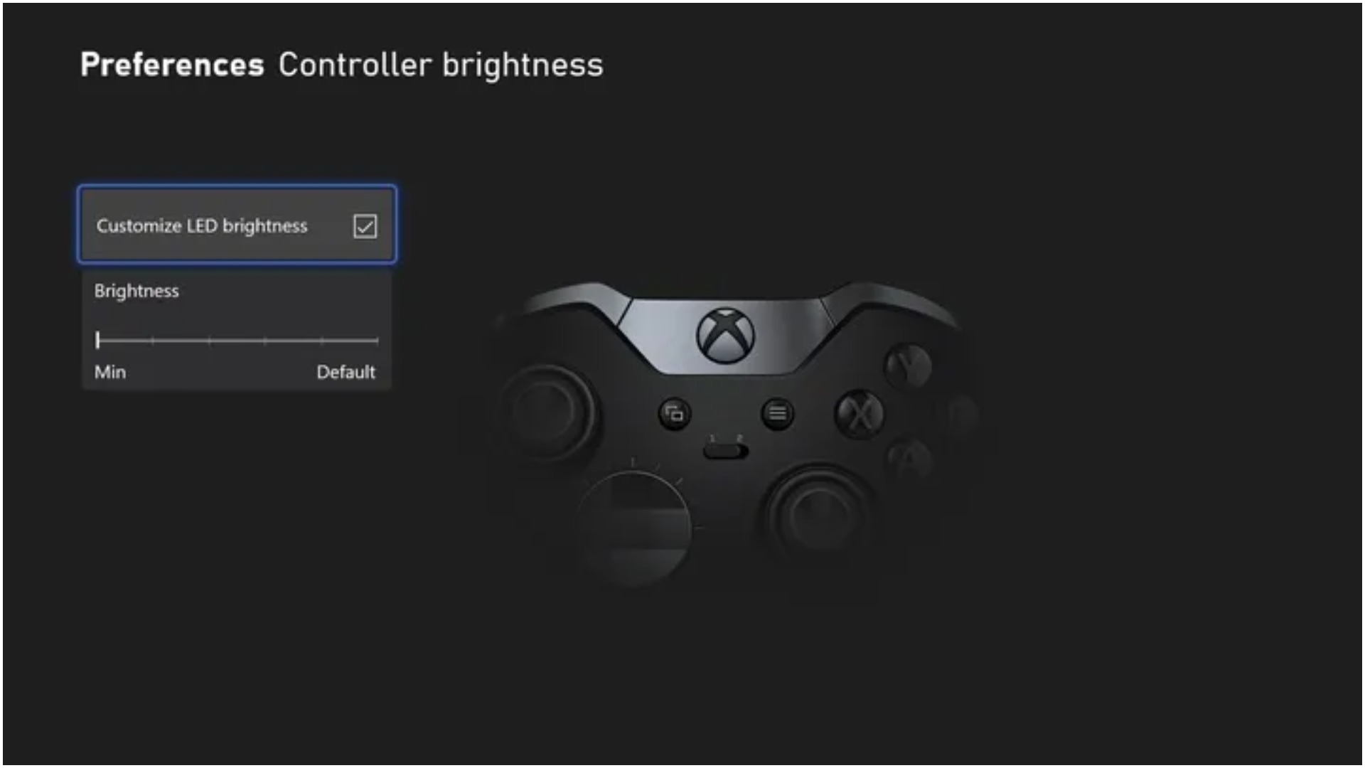 Xbox Night Mode